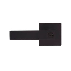 Cerradura de Manija Metálica Maciza 360 - Negro Mate