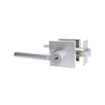 Cerradura de Manija Metálica Maciza de Lujo 380 - Cromo Mate