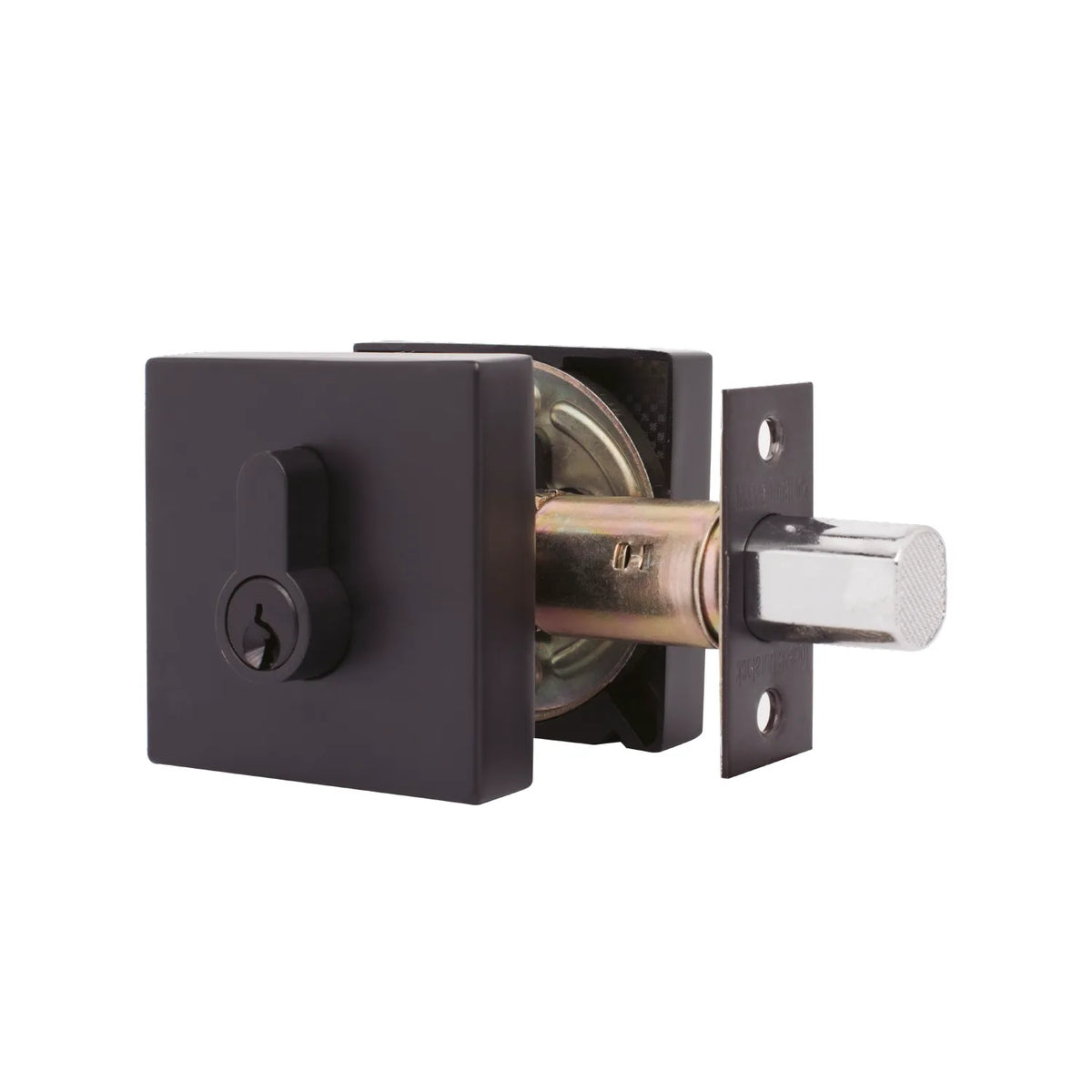 Cerrojo Auxiliar de Seguridad 760 - Negro Mate