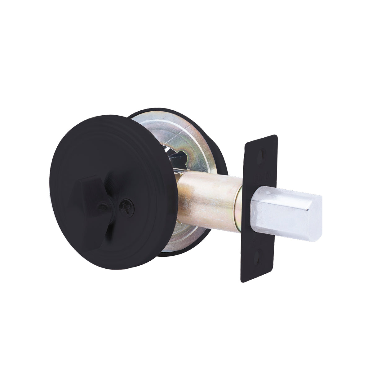 Cerrojo Auxiliar de Seguridad 790 - Negro Mate - Negro Mate