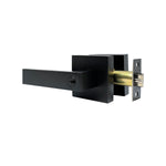 Cerradura de Manija Metálica Maciza 360G - Negro