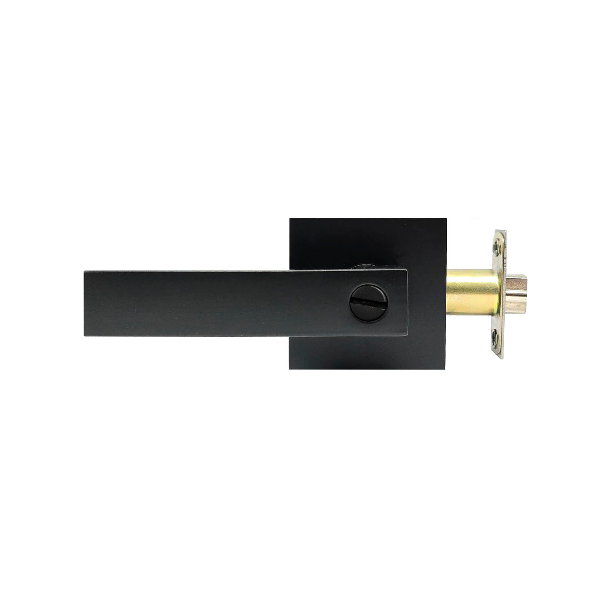 Cerradura de Manija Metálica Maciza 360G - Negro